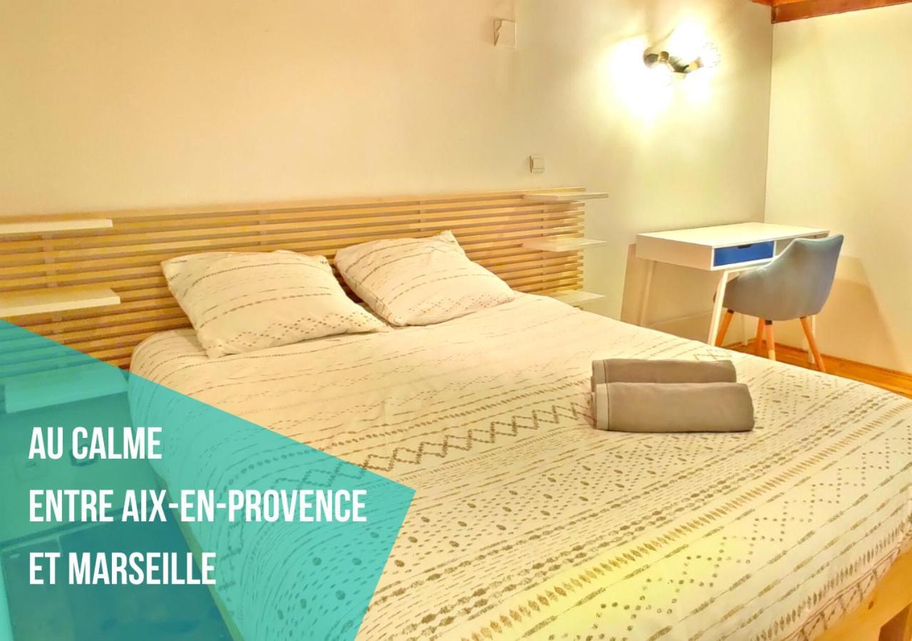 Entre Aix Et Marseille - Petite Maison A Auriol Ngoại thất bức ảnh
